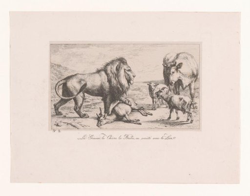 Fable of the Lion and the Prey