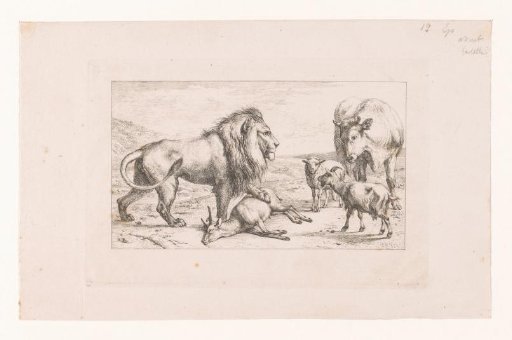 Fable of the Lion and the Prey