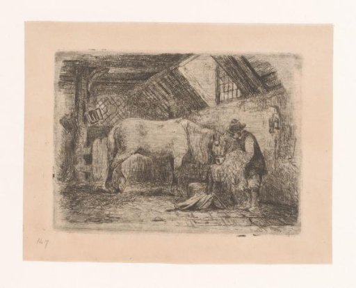 Horse in a Stable
