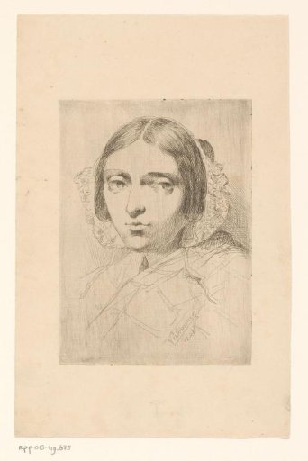 Head of a woman