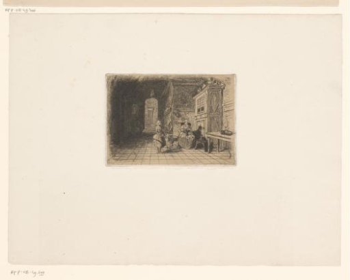 Interior with two women