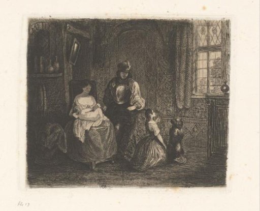 Interior with family