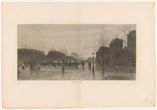 View of a street in Paris