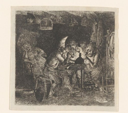 Smokers around a Table