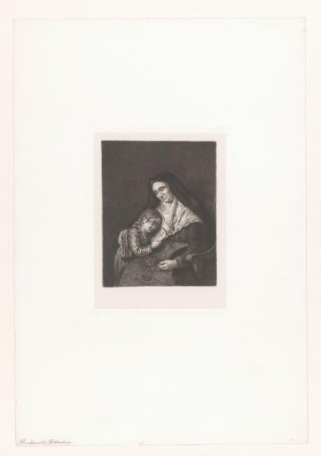 Nun with a Reading Child