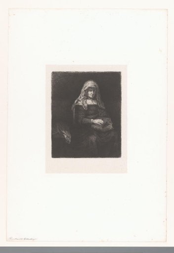 Old Woman with a Book on Her Lap