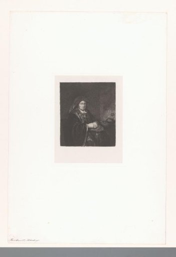 Old Woman with Spectacles in Her Hand and a Book on Her Lap