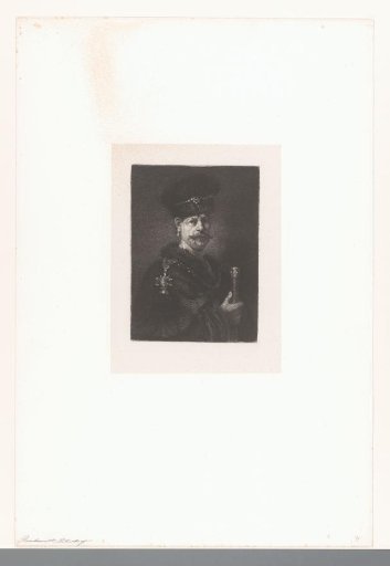 Portrait of a Man with a Fur Cap and Chain