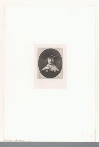 Portrait of a Young Man with a Hat and Lace Collar
