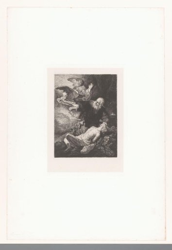 Angel Prevents Abraham from Sacrificing His Son Isaac
