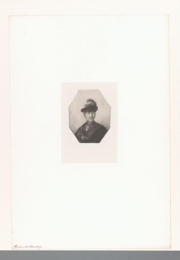 Portrait of a Man with Breastplate and Feather in his Cap