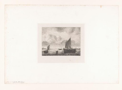Sailing Ships Along the Coast