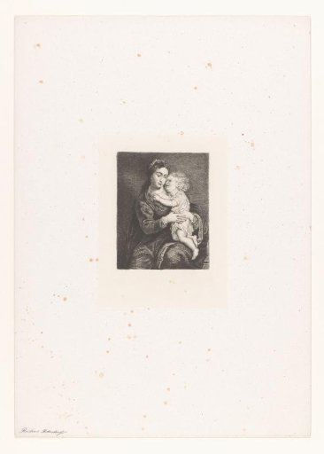 Woman with Child on Her Lap