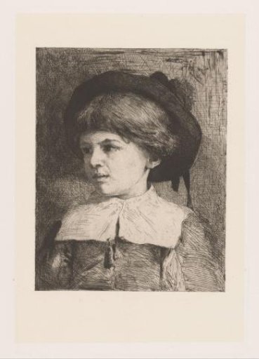 Girl with a hat