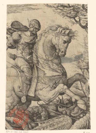 Saint George and the Dragon (detail)