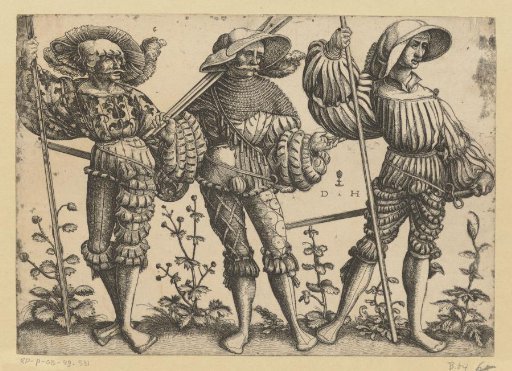 Three Landsknechts