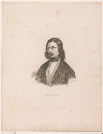 Portrait of Barend Cornelis Koekkoek