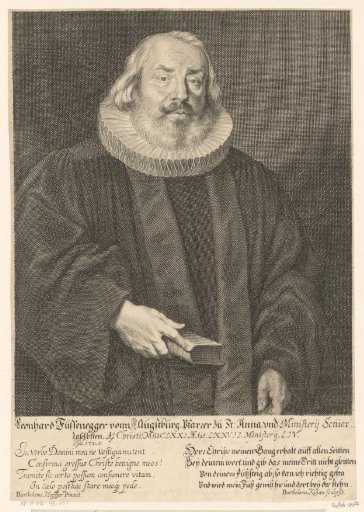 Portrait of Leonhard Fussenegger