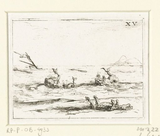 Three Dolphins and a Dead Crocodile