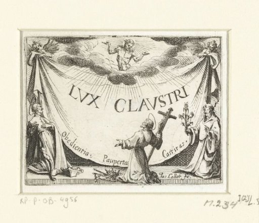 Title Print for the Emblem Series 'Monastic Life in Emblems'