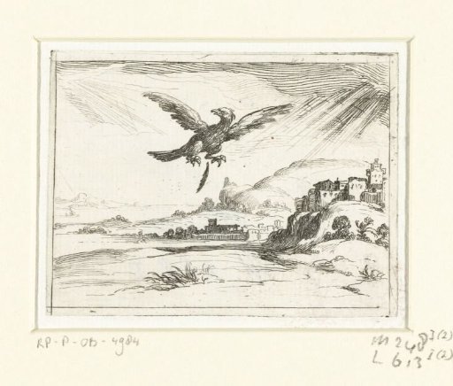 An Eagle Drops an Old Feather