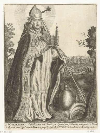 Saint Willibrordus as Archbishop with a Model of the Dom Church in Utrecht