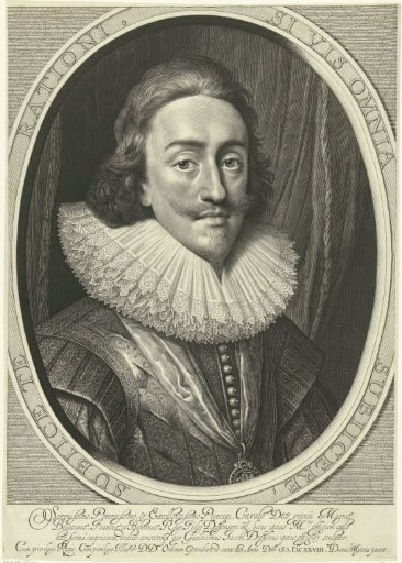 Portrait of Charles I, King of England, in oval