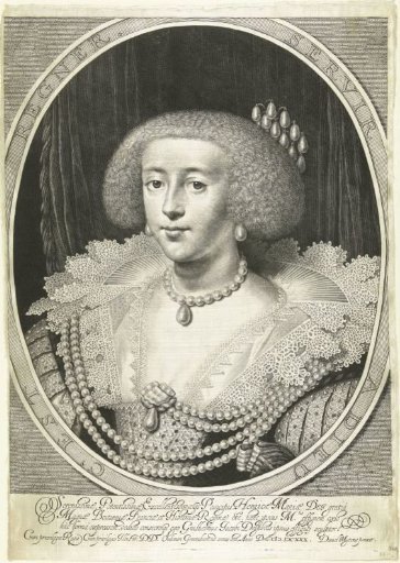 Portrait of Henrietta Maria of Bourbon, Queen of England