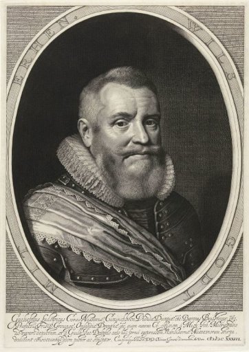 Portrait of Willem Lodewijk, count of Nassau, stadtholder of Friesland