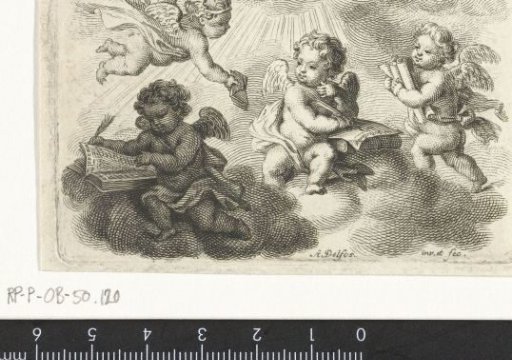Allegory on Arts and Sciences with Four Putti