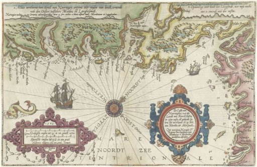 Map of the coast of Norway and Sweden between Merdøy and Uddevalla