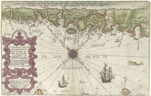 Map of part of the coast of Norway and Sweden