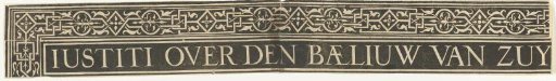 Ornamental border with title
