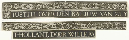 Ornamental border with title