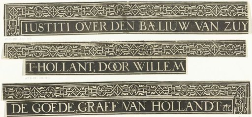 Ornamental border with title
