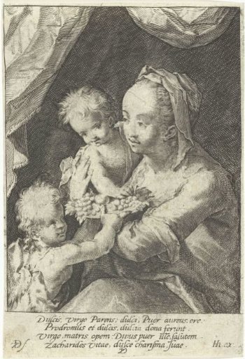Mary with Christ and John the Baptist as a Child