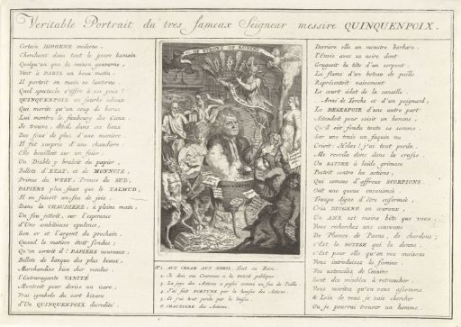 True Portrait of Mr. Quinquempoix, 1720