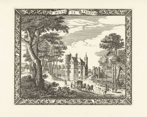 View of Persijn Castle at Wassenaar