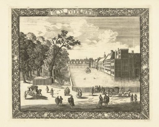View of the Lange Vijverberg and the Hofvijver at The Hague