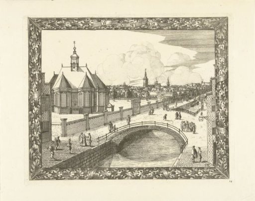 View of the Nieuwe Kerk at The Hague