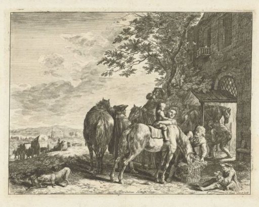 Travellers at the Smithy