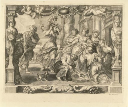 Achilles and the daughters of Lycomedus