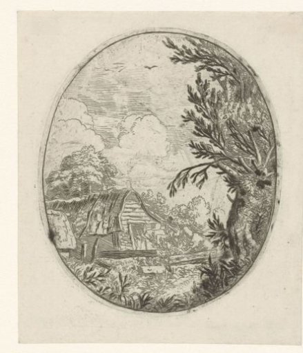 Landscape with farm