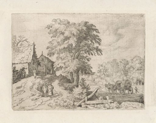 Landscape with carriage