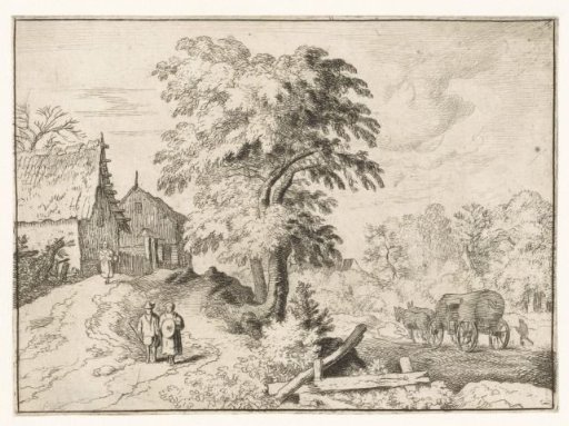 Landscape with carriage