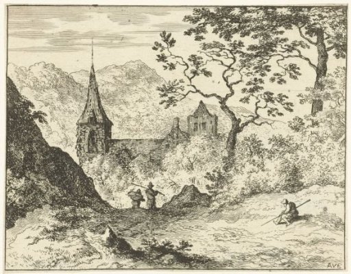 Landscape with a Church in a Valley