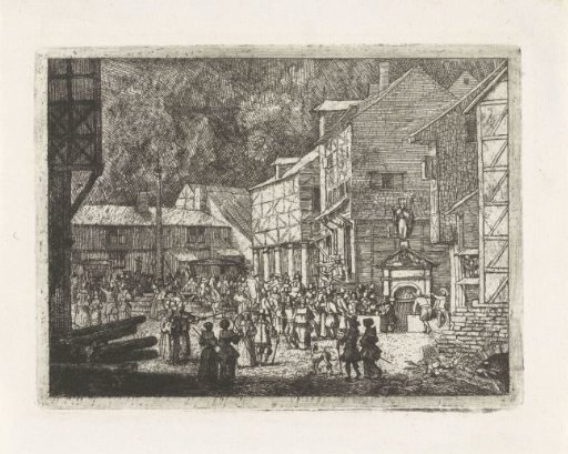 The Spring of Pouhon on the Market Square at Spa