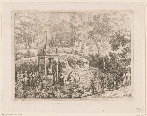 View of the Spring of Geronstère at Spa