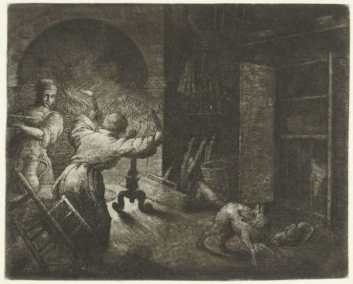 Reynard the Fox steals a capon