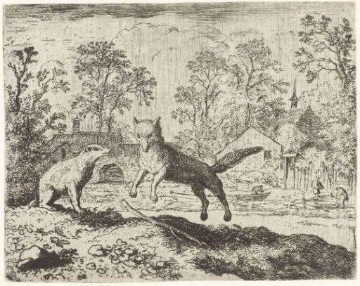 Reynard the Fox confesses everything to Grimbert the Badger